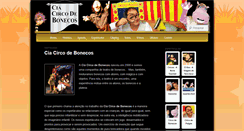 Desktop Screenshot of circodebonecos.com.br